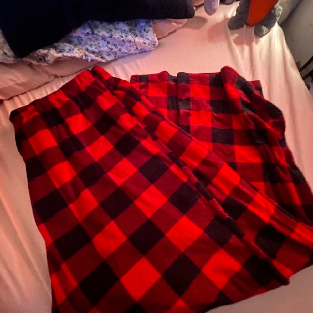 Stars Above Red and Black Plaid Pants